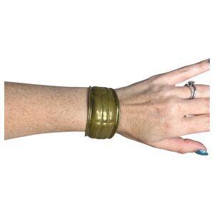 Vintage Brass Cuff Bracelet Bangle